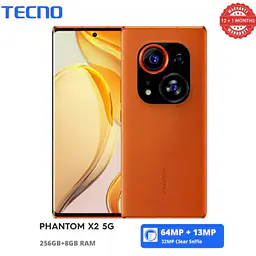 TECNO Phantom X2 5G Network 6.8 8GB RAM + 256GB ROM MediaTek Dimensity 9000 CPU 32MP Selfie Camera 45W Type-C Charge 5160mAh Battery - Master